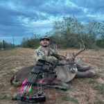 Trophy Whitetail Deer harvested by Bow Hunter at El Monte Gringo Ranch